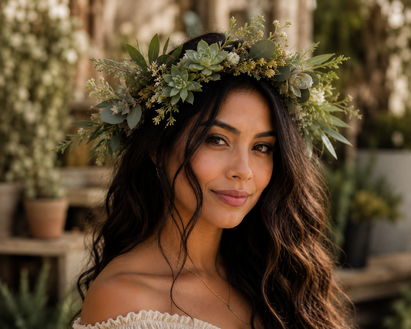 AI-generated floral design concept